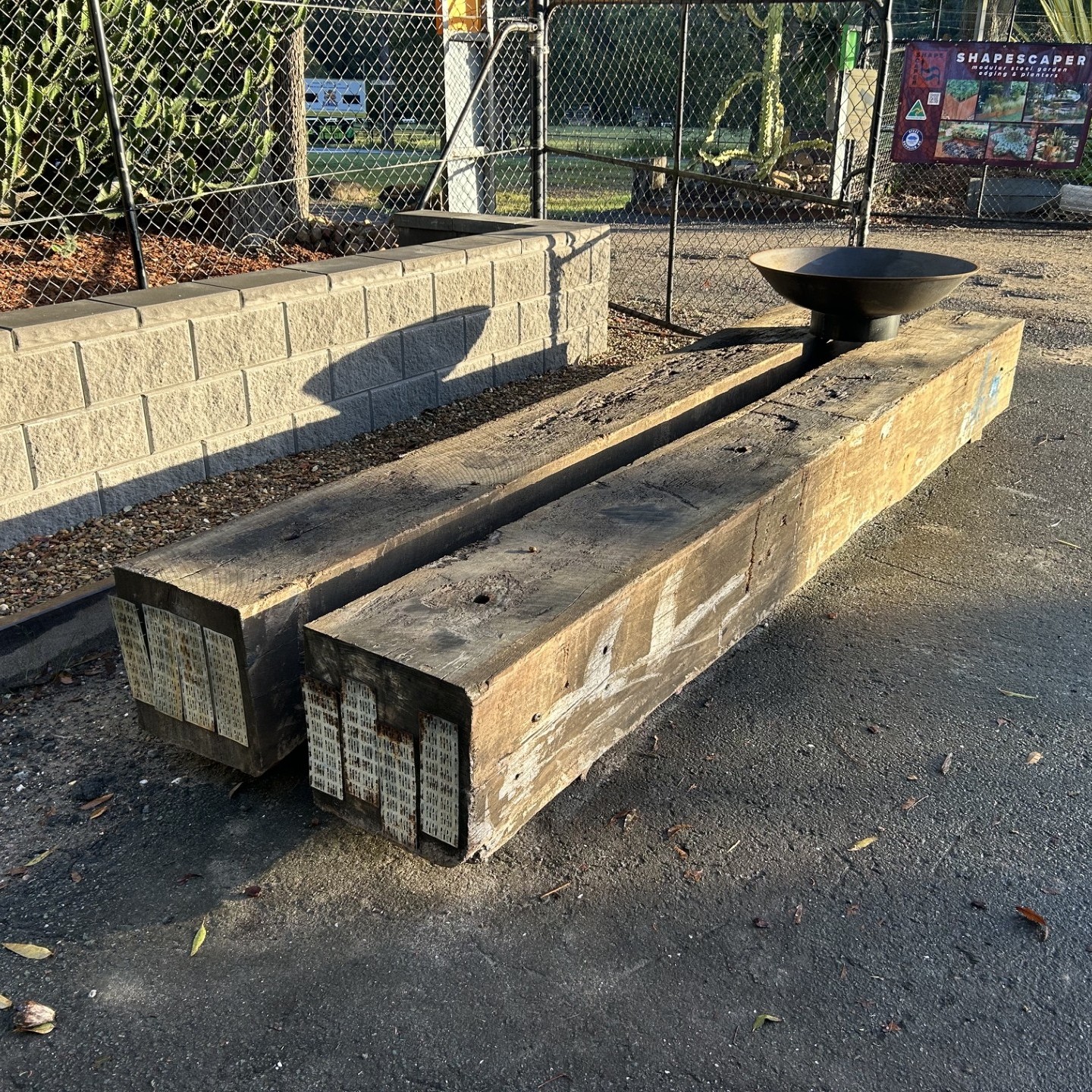 recycled timber posts