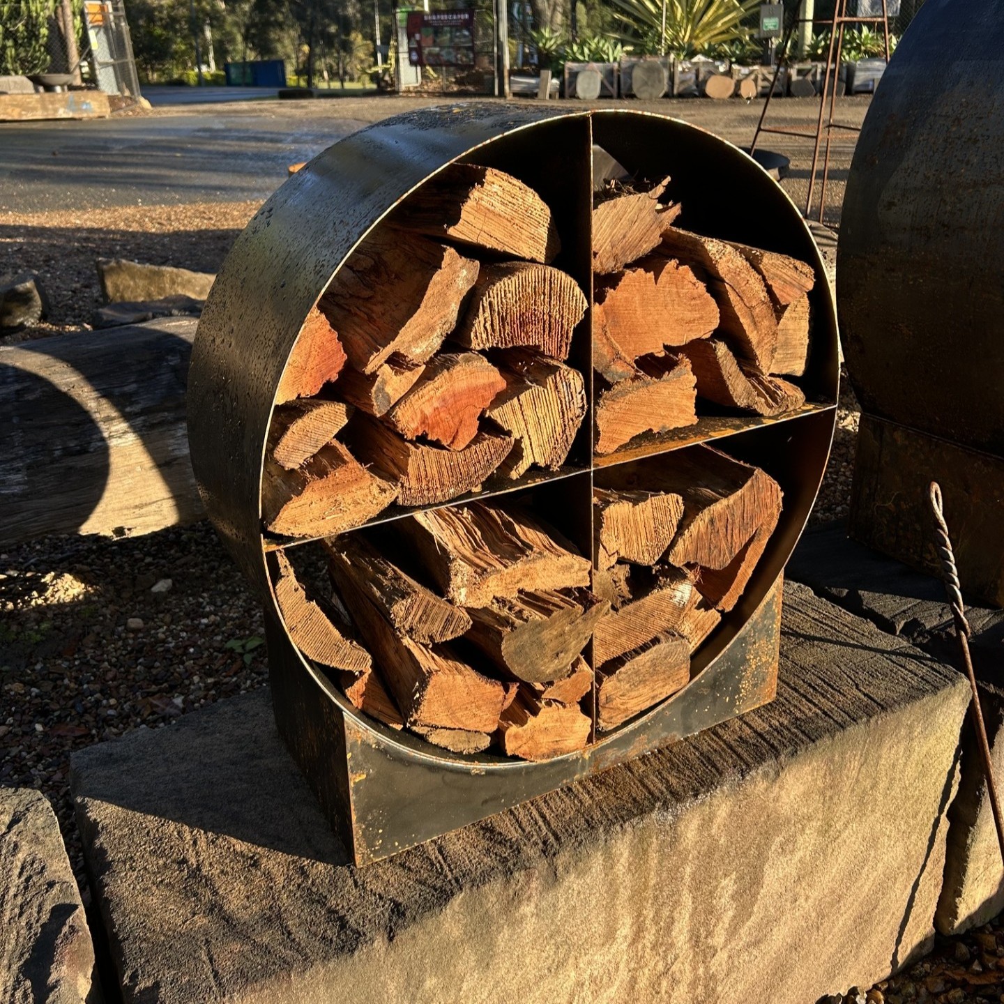 firewood holder small
