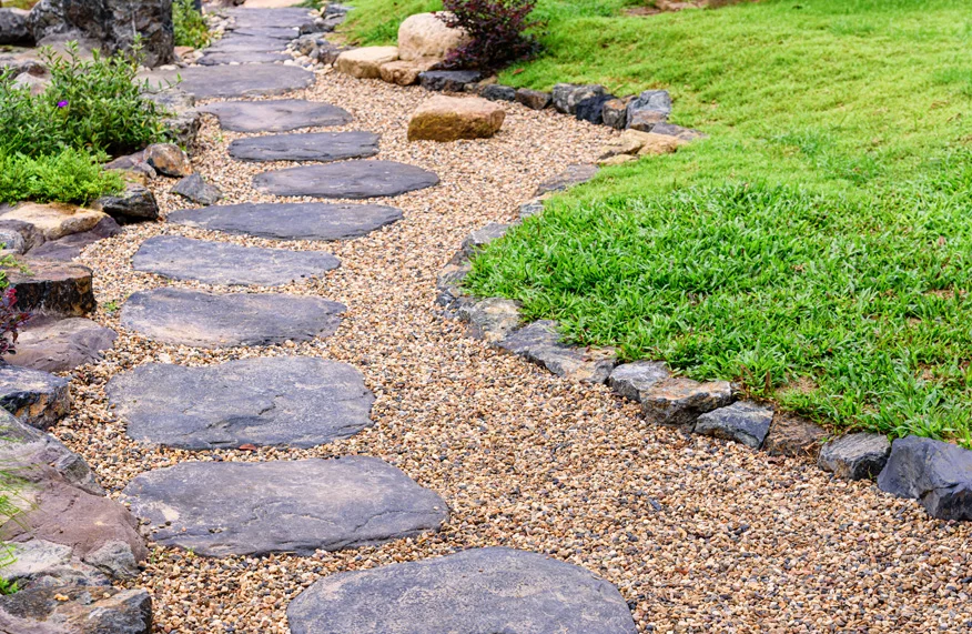 rock garden edging