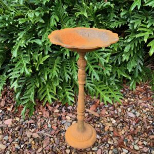cast iron bird bath
