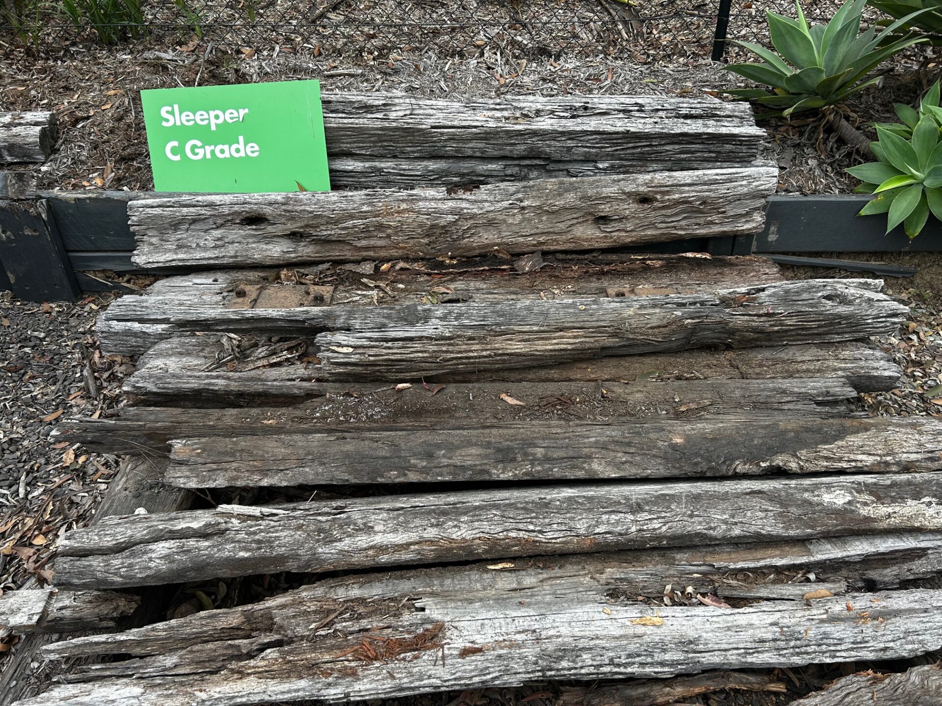 C Grade Recycled Railway Sleepers