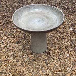 Ceramic bird bath