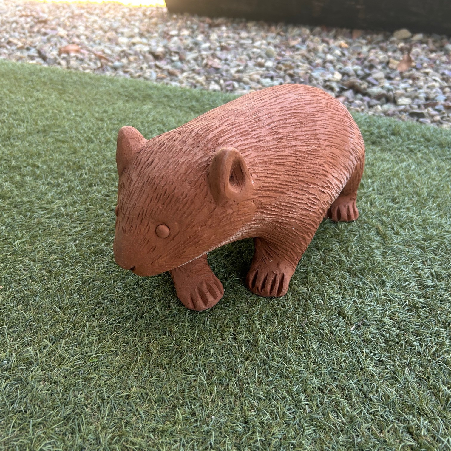 Ceramic wombat