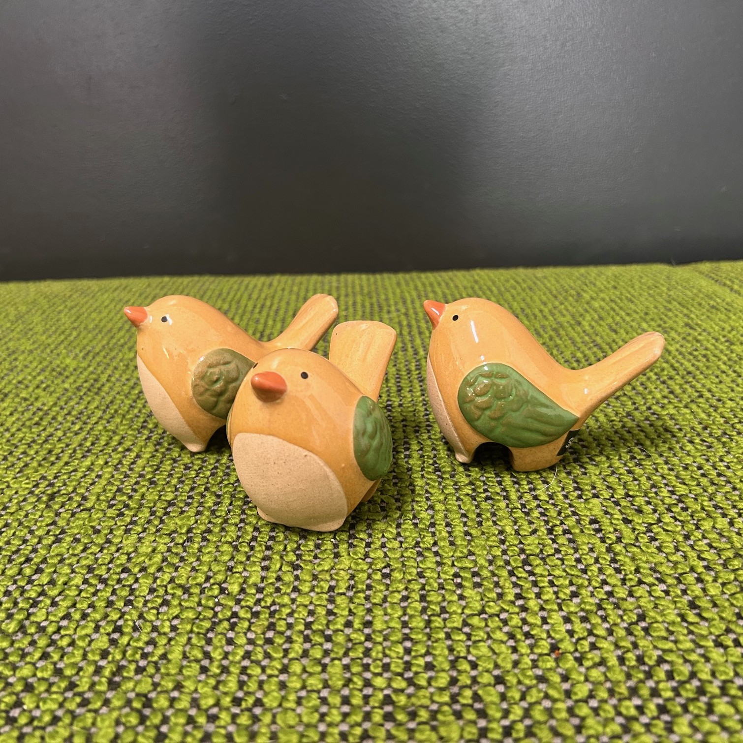 Small ceramic birds
