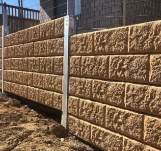 sandstone look concrete sleepers