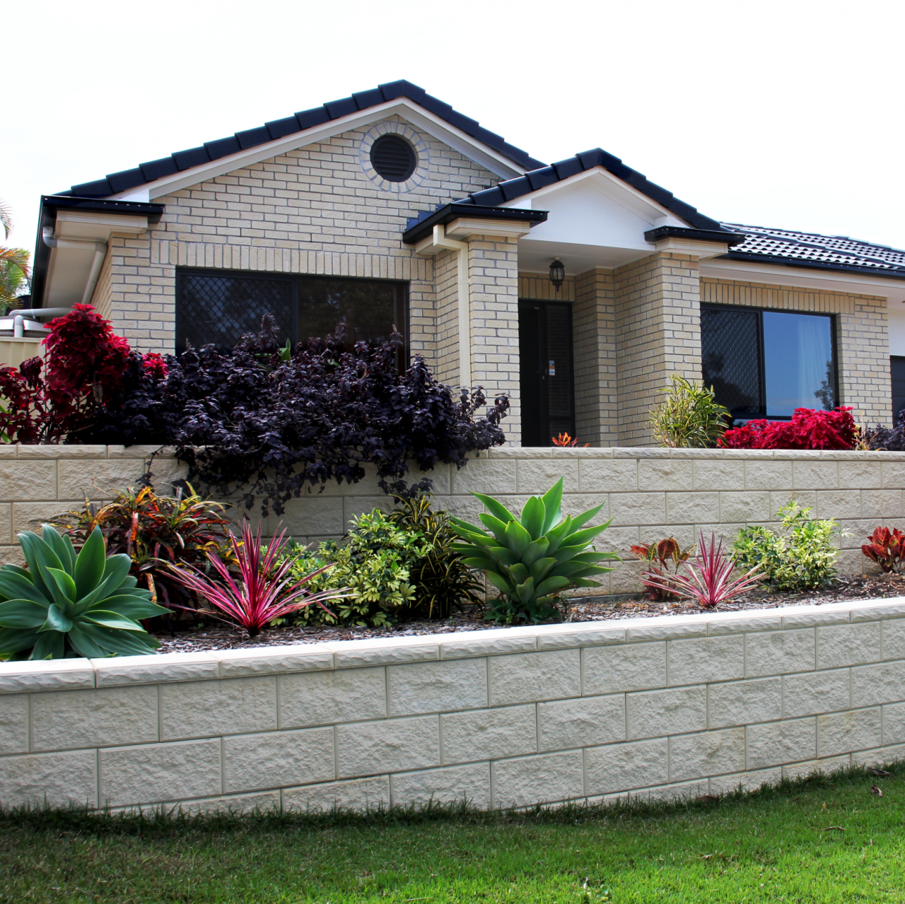 block retaining wall